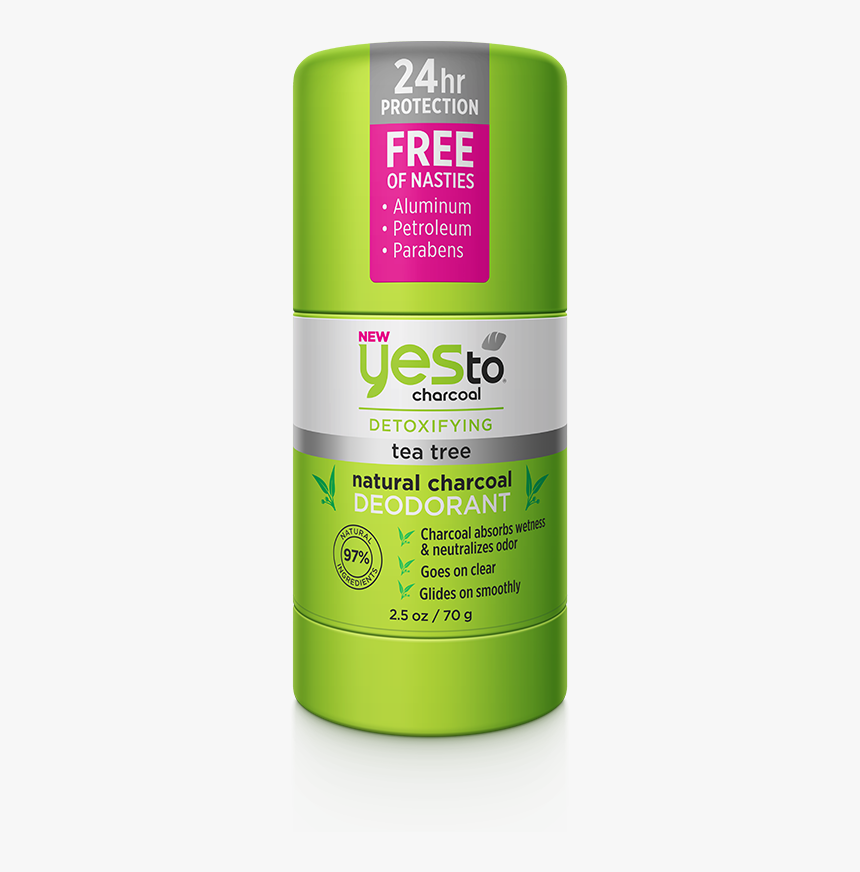 Product Photo - Yes To Charcoal Deodorant, HD Png Download, Free Download
