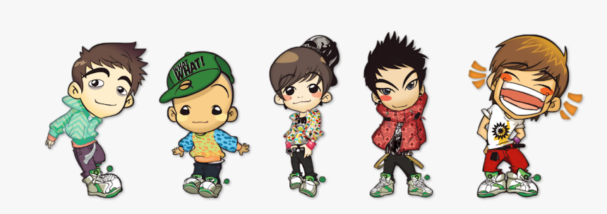 Bigbang - Big Bang Cartoon, HD Png Download, Free Download