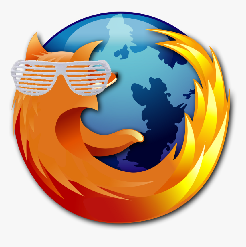 Kanye Ff Logo Glasses - Mozilla Firefox, HD Png Download, Free Download