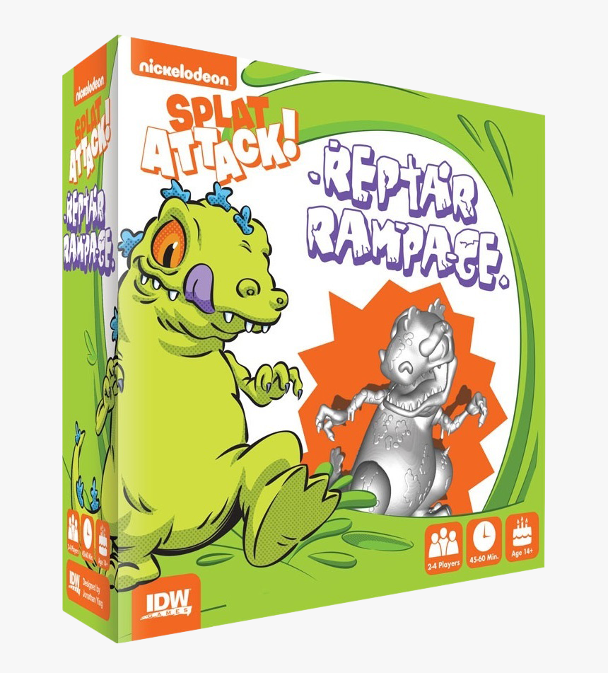 Transparent Reptar Png - Splat Attack Reptar Rampage, Png Download, Free Download