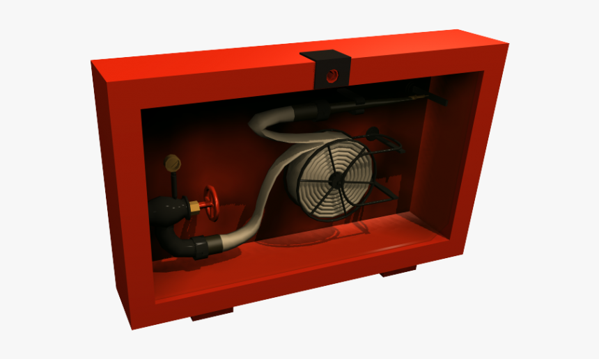 Fire Hose In Glass Case Max Model - Fire Hose Box Revit Family, HD Png Download, Free Download