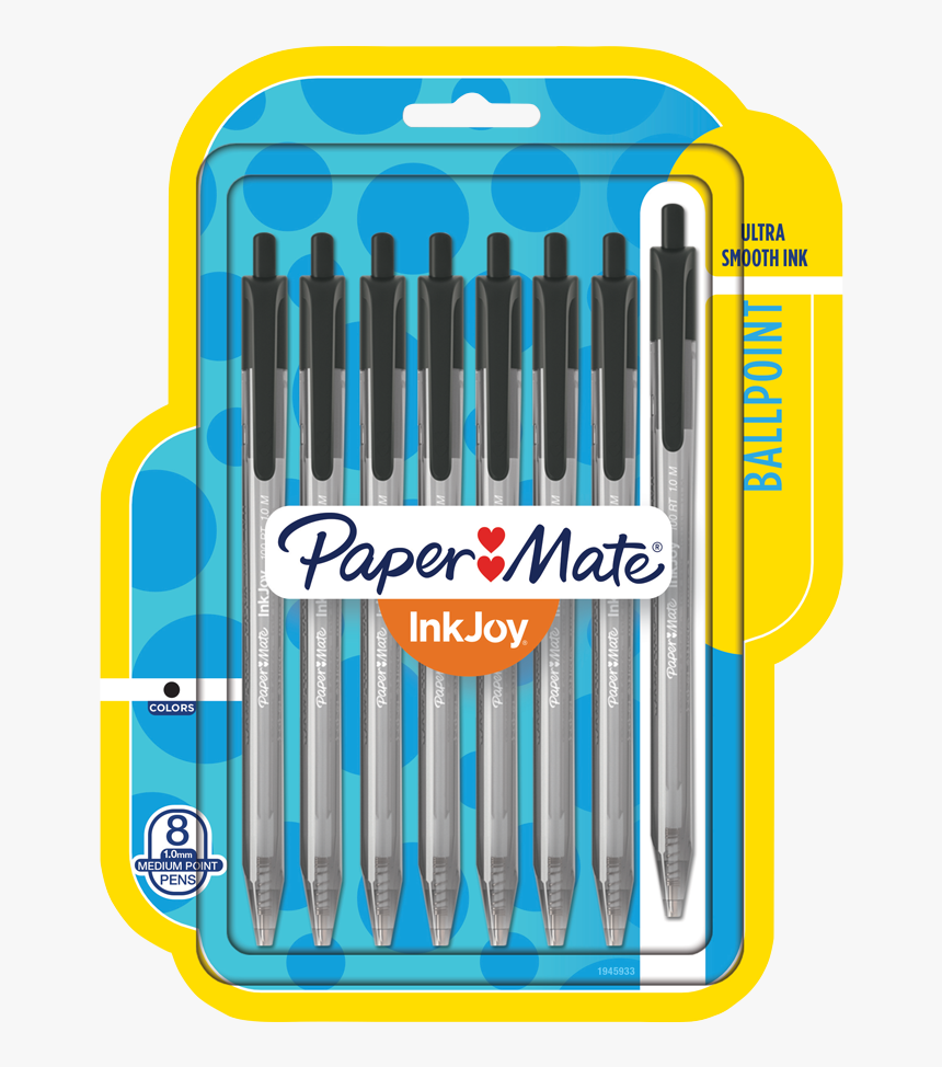 Paper Mate Inkjoy Black Pens, HD Png Download, Free Download