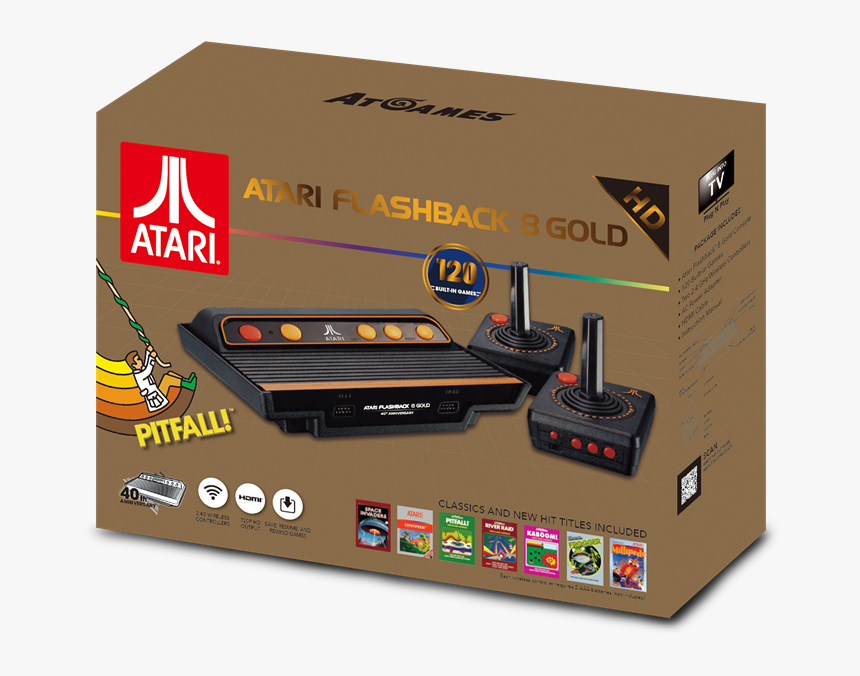 Atari Flashback 8 Gold, HD Png Download, Free Download