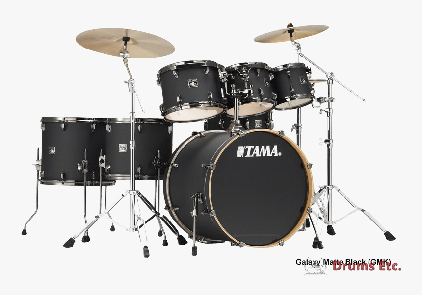 Tama Drum Png Photo - Matte Black Tama Imperialstar, Transparent Png, Free Download