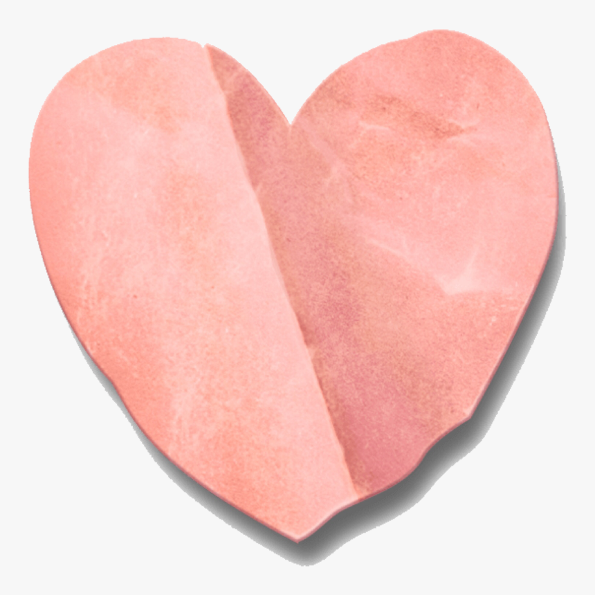 #cute #pink #paper #heart #heartpink #paperhearts #kawaii - Paper Heart Sticker Png, Transparent Png, Free Download