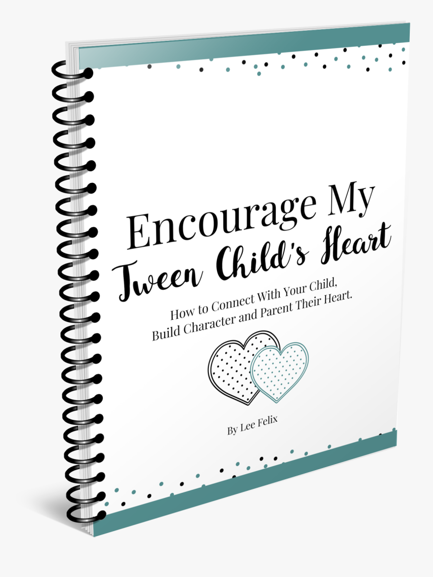 Spiral Cover Encourage My Tween Child"s Heart Character - Paper, HD Png Download, Free Download