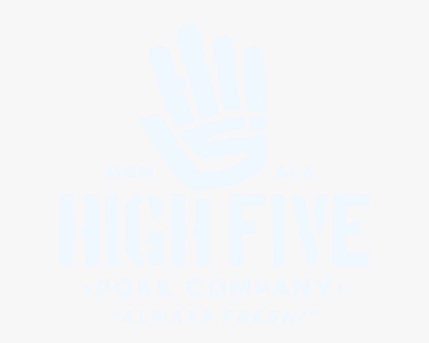 High Five Poke Main Logo-04 Copy - Poster, HD Png Download, Free Download