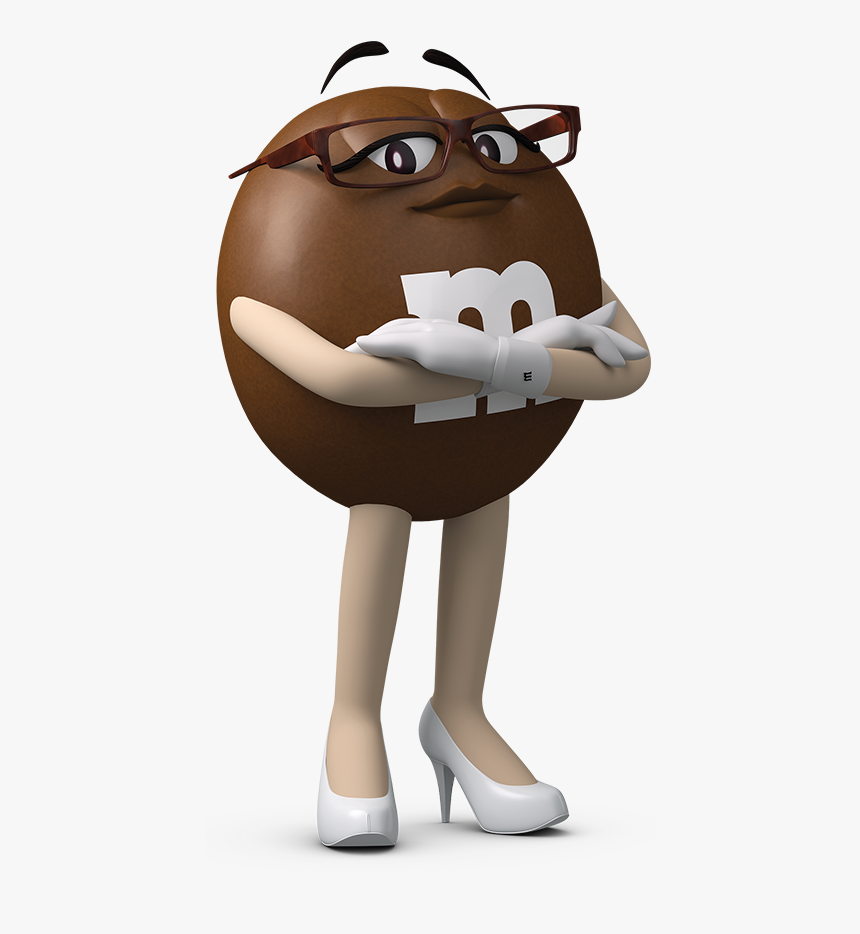 Large M&m"s Character - Brown M&m Character, HD Png Download -...