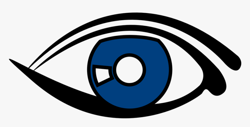 Eye, Blue, Looking, Fixing, Observing, Iris, Eyelid - Eye Clipart Png, Transparent Png, Free Download