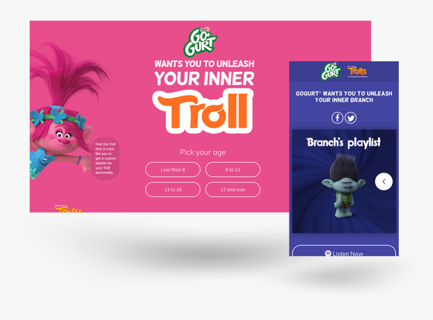 Trolls - Gogurt Trolls, HD Png Download, Free Download