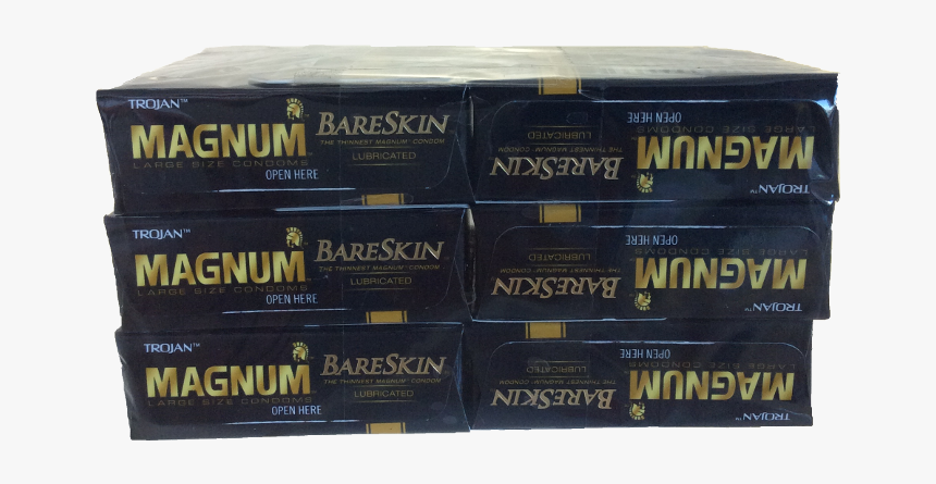 Trojan Bareskin Magnum - Box, HD Png Download, Free Download