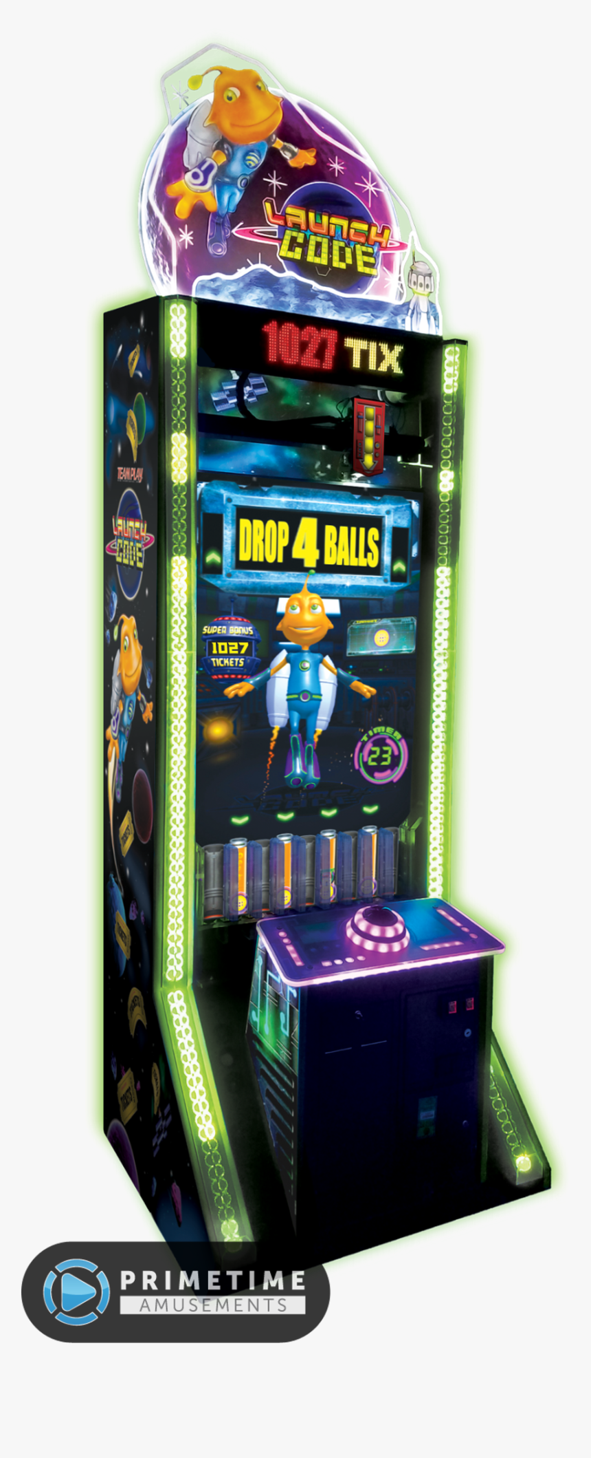 Launch Code Primetime Amusements From The Creators - Launch Code Arcade Game, HD Png Download, Free Download