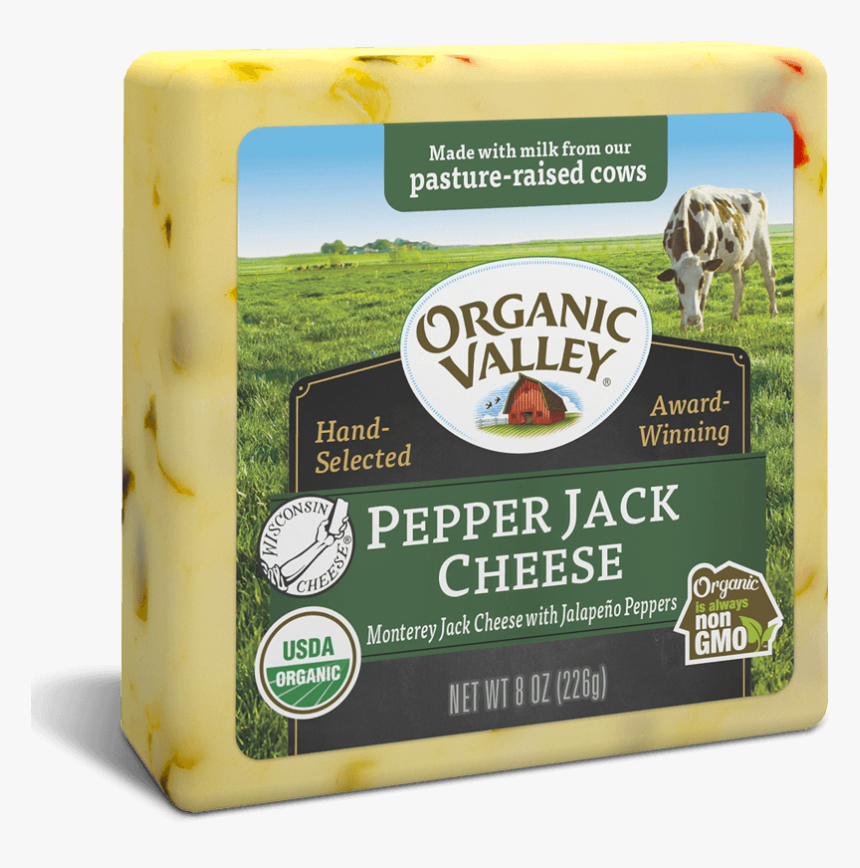 Organic Valley Pepper Jack Cheese, HD Png Download, Free Download