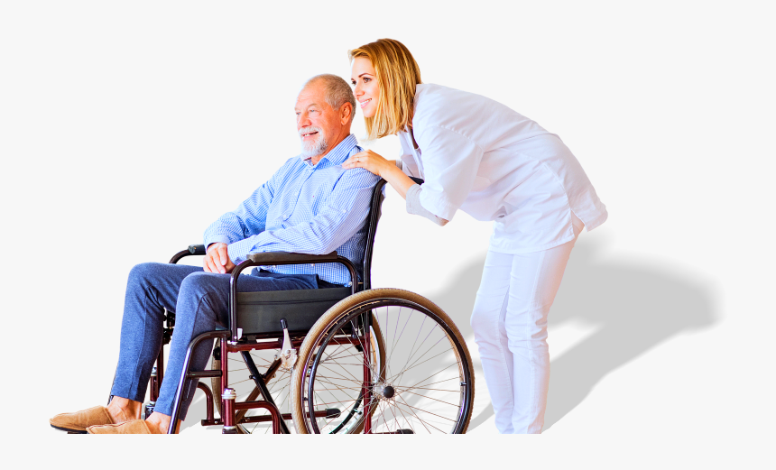 Old Man Wheelchair Png, Transparent Png, Free Download