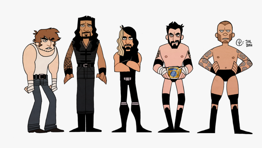 Transparent Roman Reigns Png - Caricaturas De Dean Ambrose, Png Download, Free Download