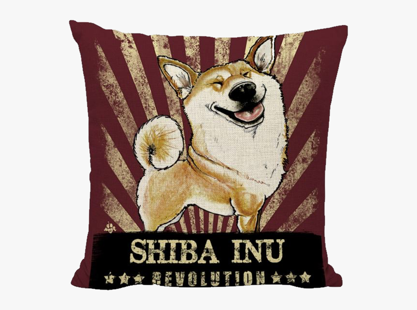 Shiba Inu Png -shiba Inu Revolution Throw Pillow - Shiba Inu, Transparent Png, Free Download