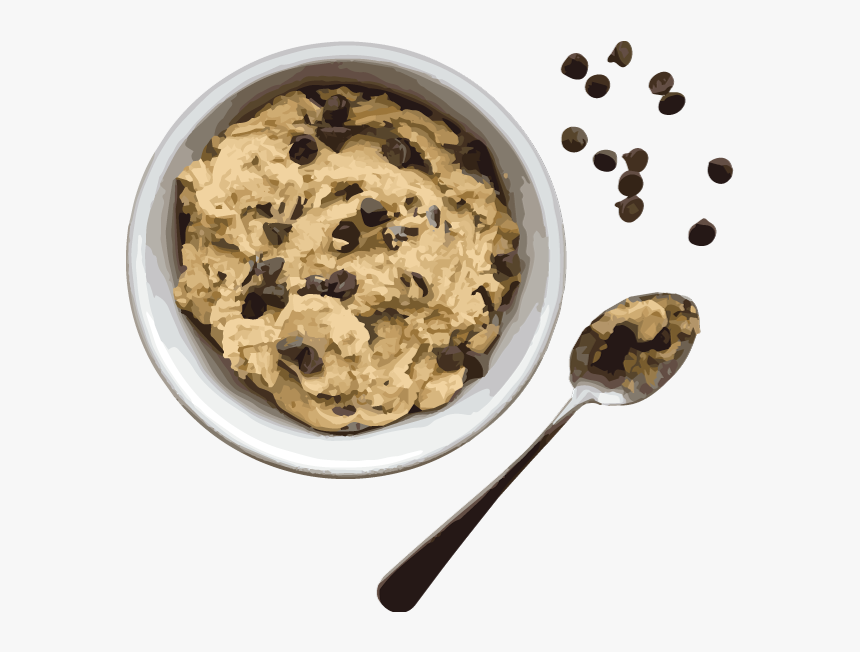 Transparent Cookie Dough Png - Cookie Dough Bowl Png, Png Download, Free Download