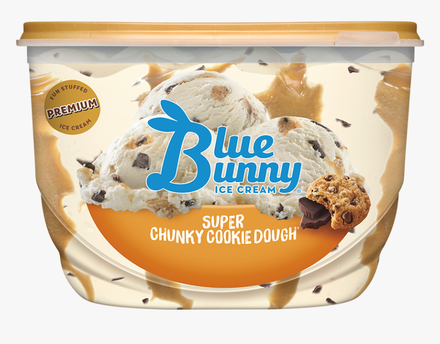 Blue Bunny Super Chunky Cookie Dough Ice Cream, HD Png Download, Free Download