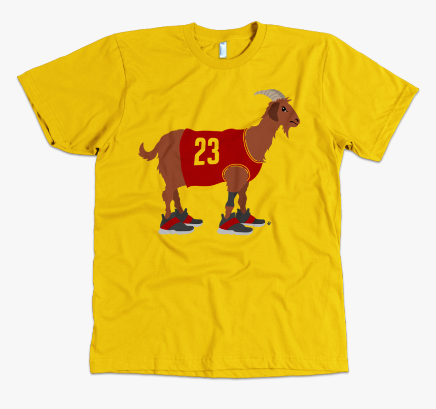 G - O - A - T - - Gold 100% Cotton - Lebron Is The Goat Shirt, HD Png Download, Free Download