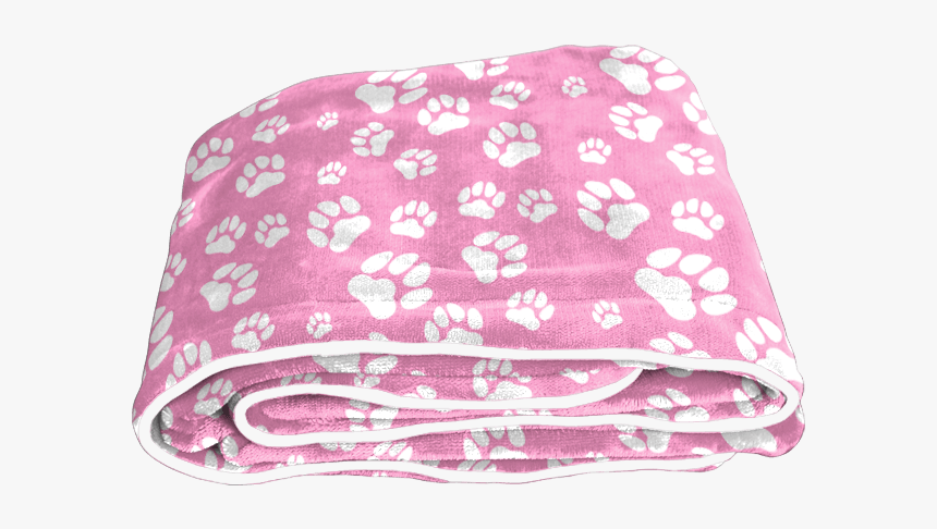 Pink And White Paw Blanket, HD Png Download, Free Download