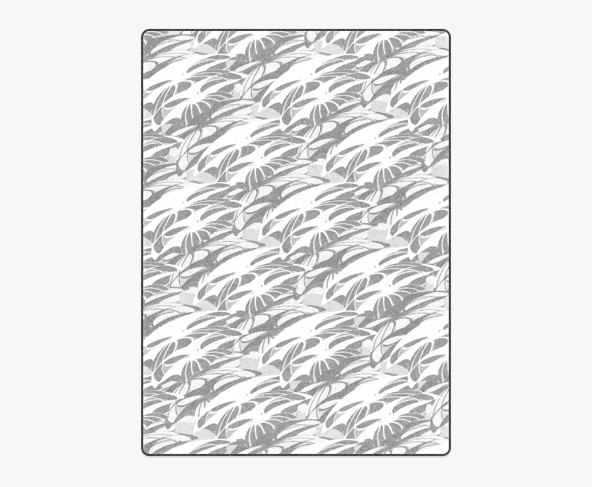 Black & White Blanket 58"x80" - Sketch, HD Png Download, Free Download