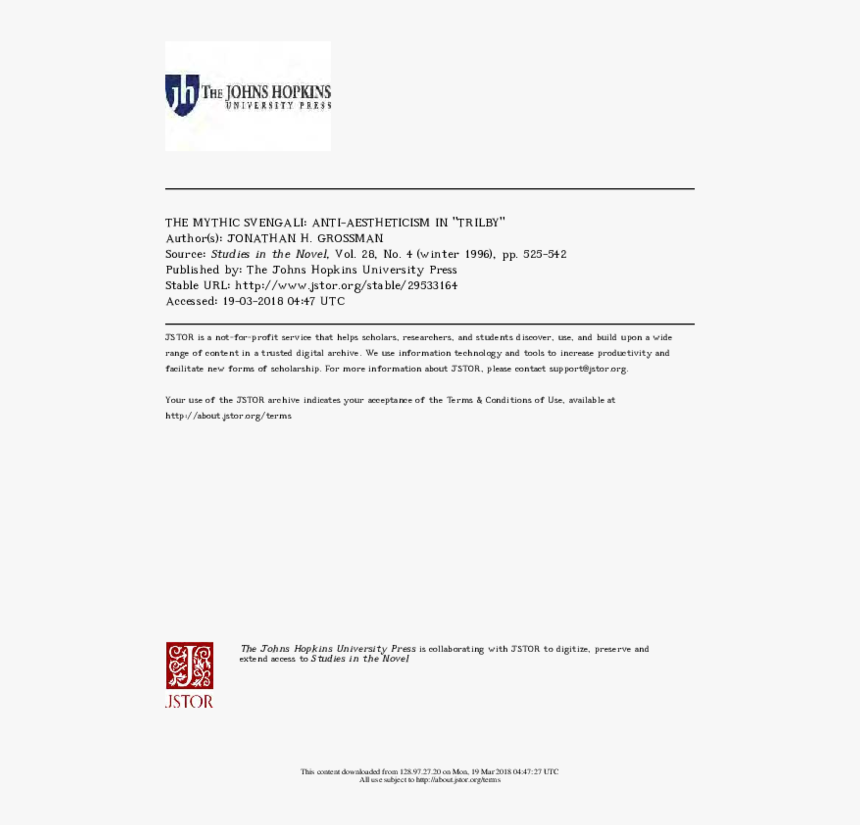 Johns Hopkins University Press, HD Png Download, Free Download