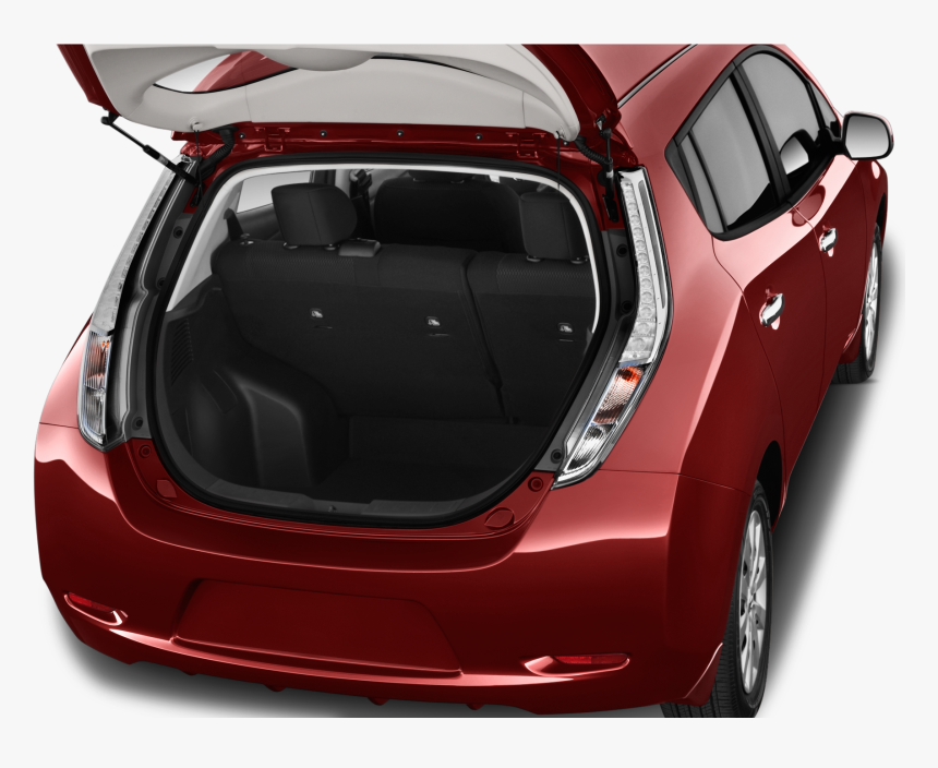 Transparent Nissan Leaf Png - 2015 Nissan Leaf Trunk Space, Png Download, Free Download