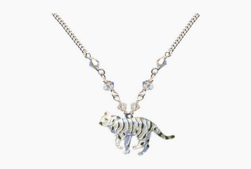 White Tiger Small Necklace - Pendant, HD Png Download, Free Download