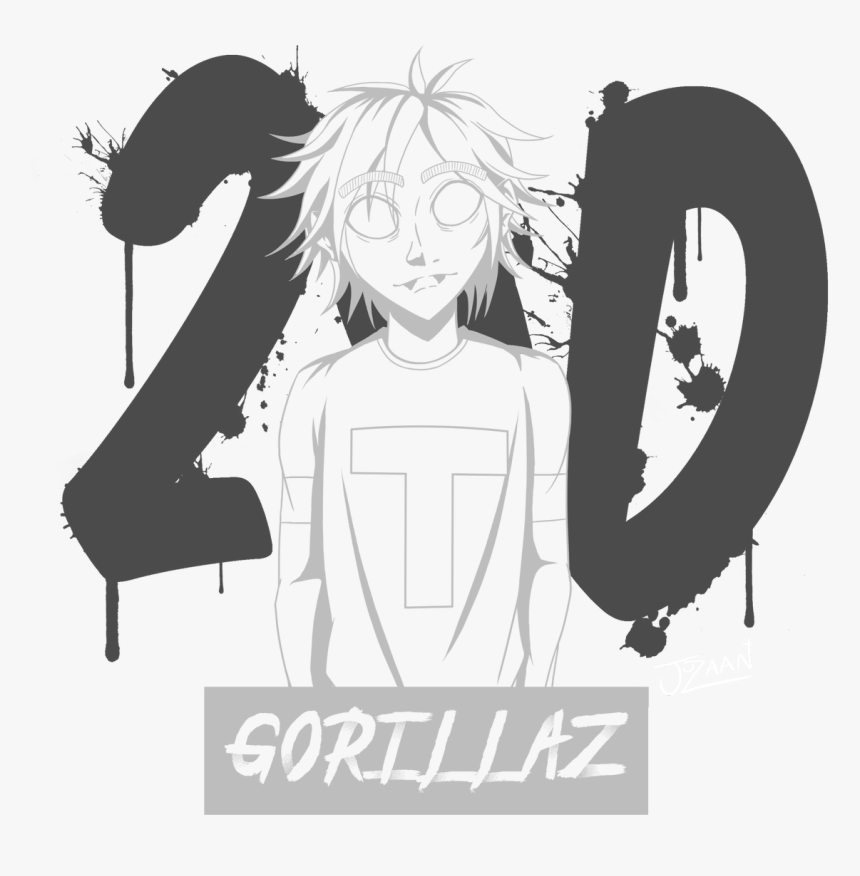 Anime Gorillaz 2d, HD Png Download, Free Download