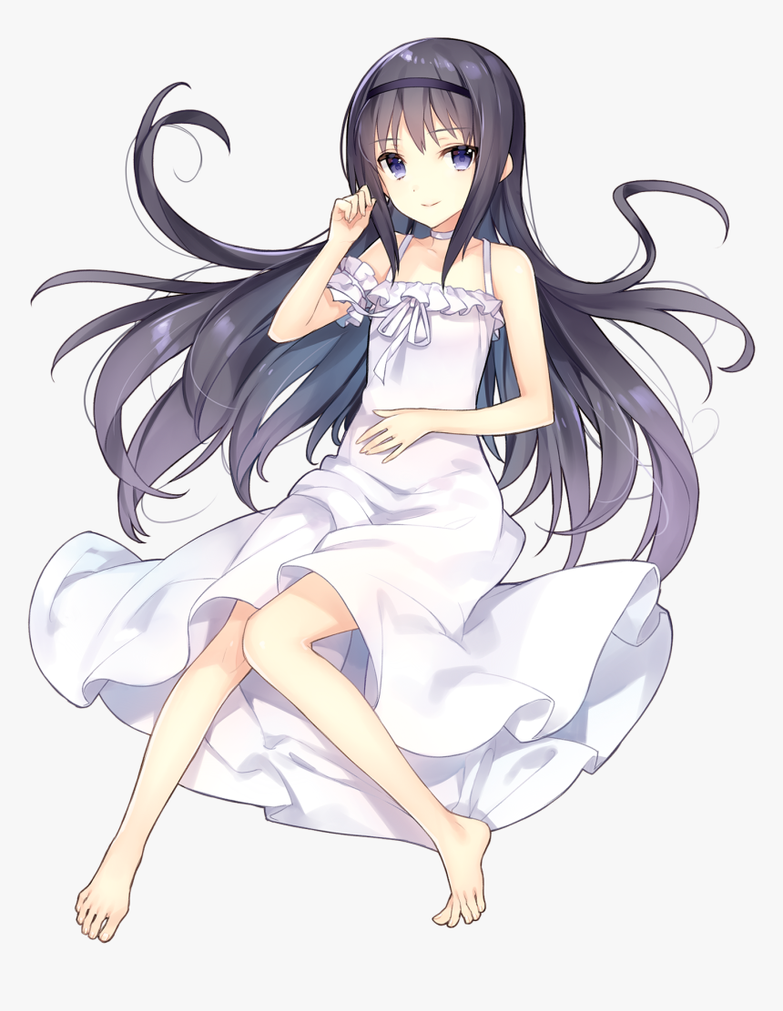 Homura Akemi White Dress, HD Png Download, Free Download