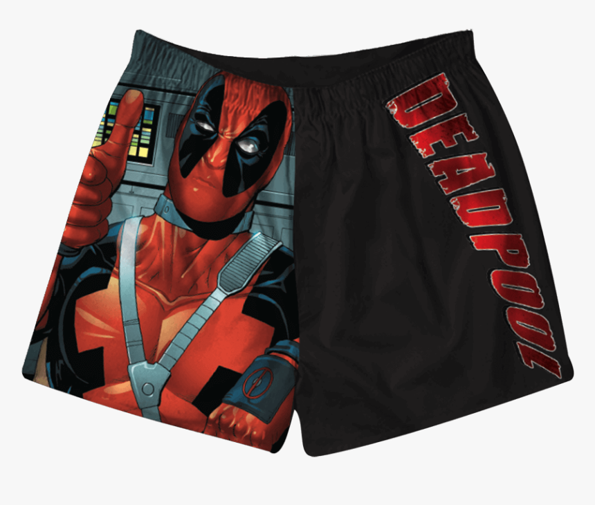 Thumbs Up Deadpool Boxers - Board Short, HD Png Download, Free Download