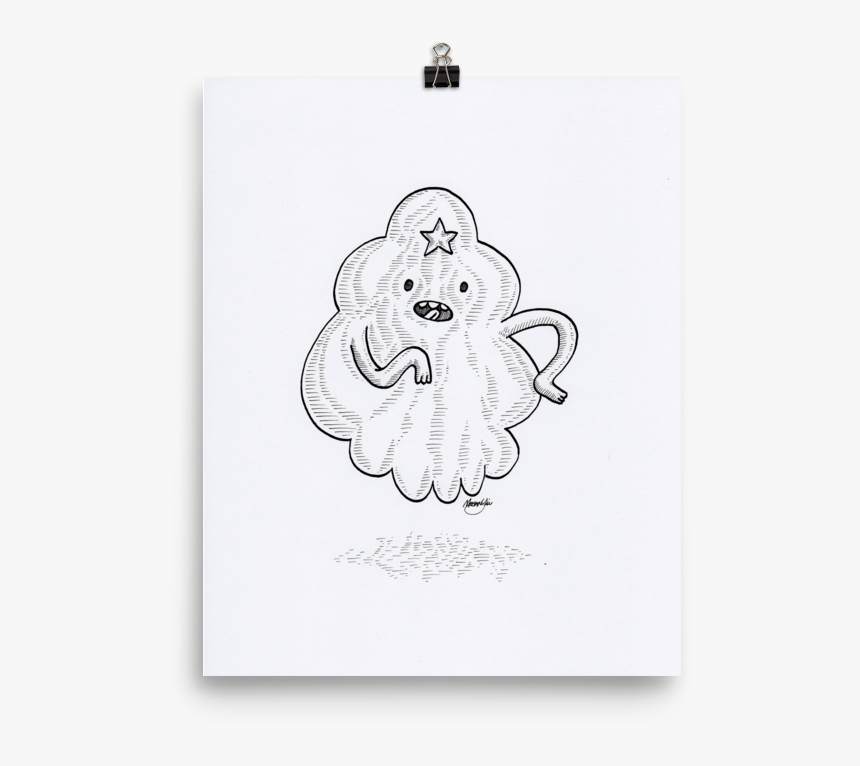 Lumpy Space Princess Art Print - Illustration, HD Png Download, Free Download