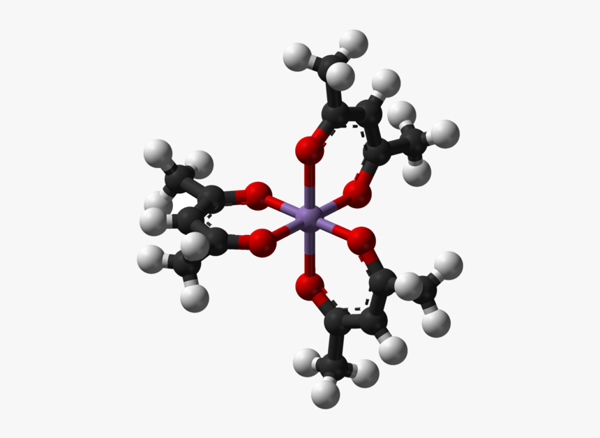 Lambda Tris Manganese(iii) 3d Balls - Cr Acac 3 Molecular Structure, HD Png Download, Free Download