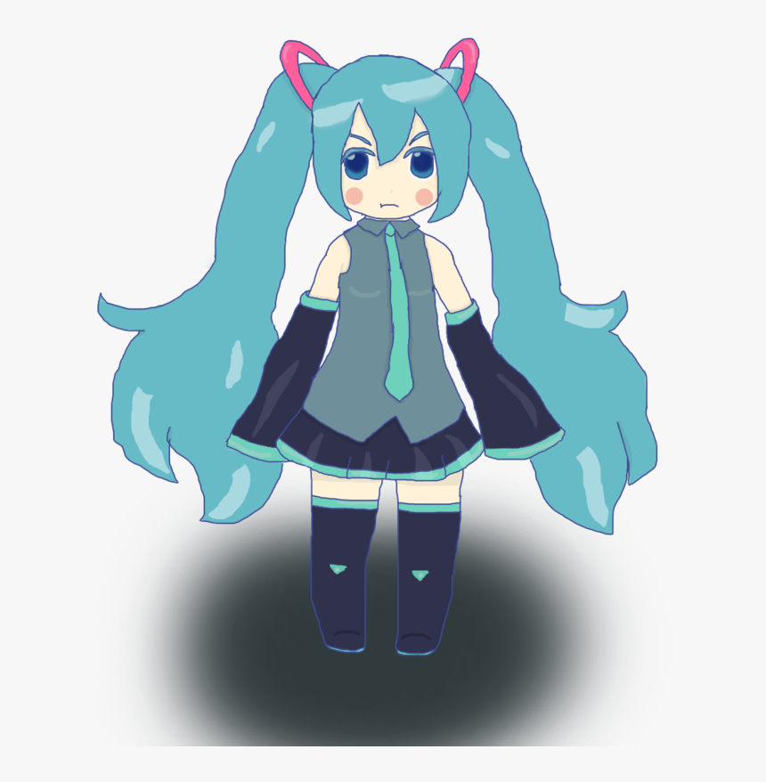 Miku Chibi - Cartoon, HD Png Download, Free Download