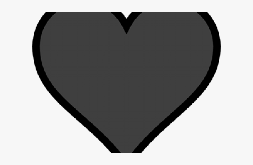 Grey Heart Cliparts - Heart, HD Png Download, Free Download