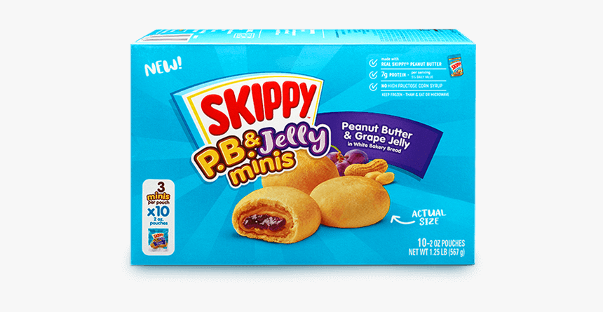Skippy Peanut Butter And Jelly Minis, HD Png Download, Free Download