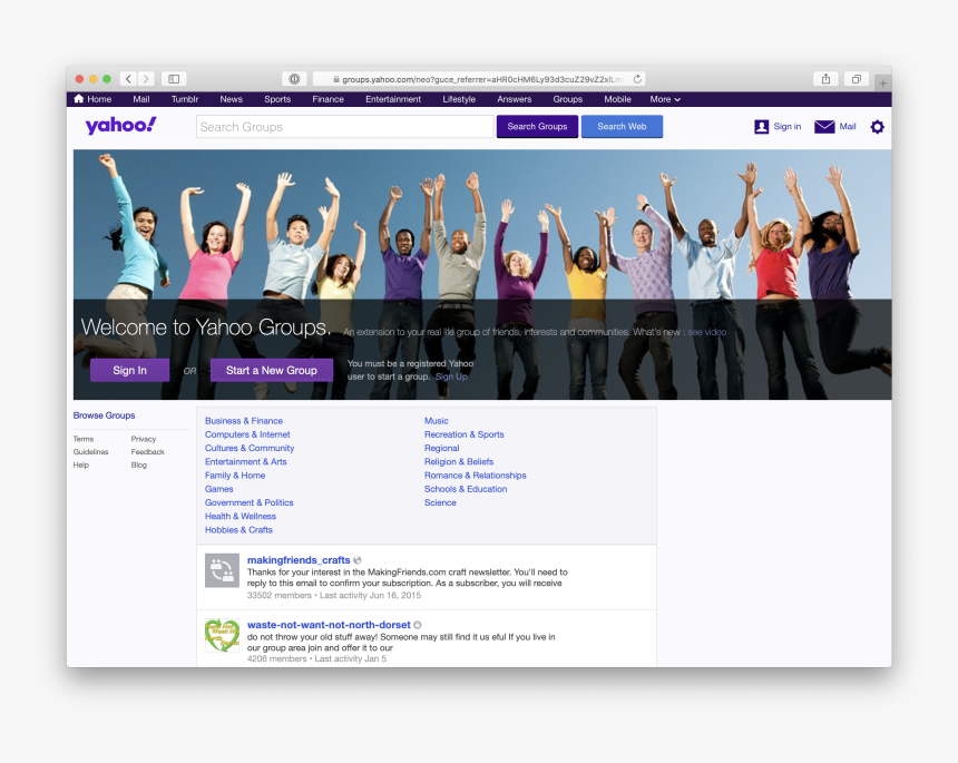 Yahoo Groups Shut Down, HD Png Download, Free Download