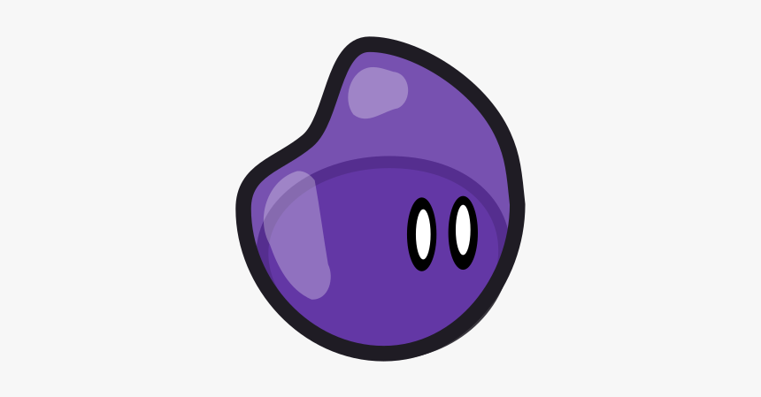 Crankeye Purple Jelly Svg Clip Arts - Cartoon Jellybean, HD Png Download, Free Download