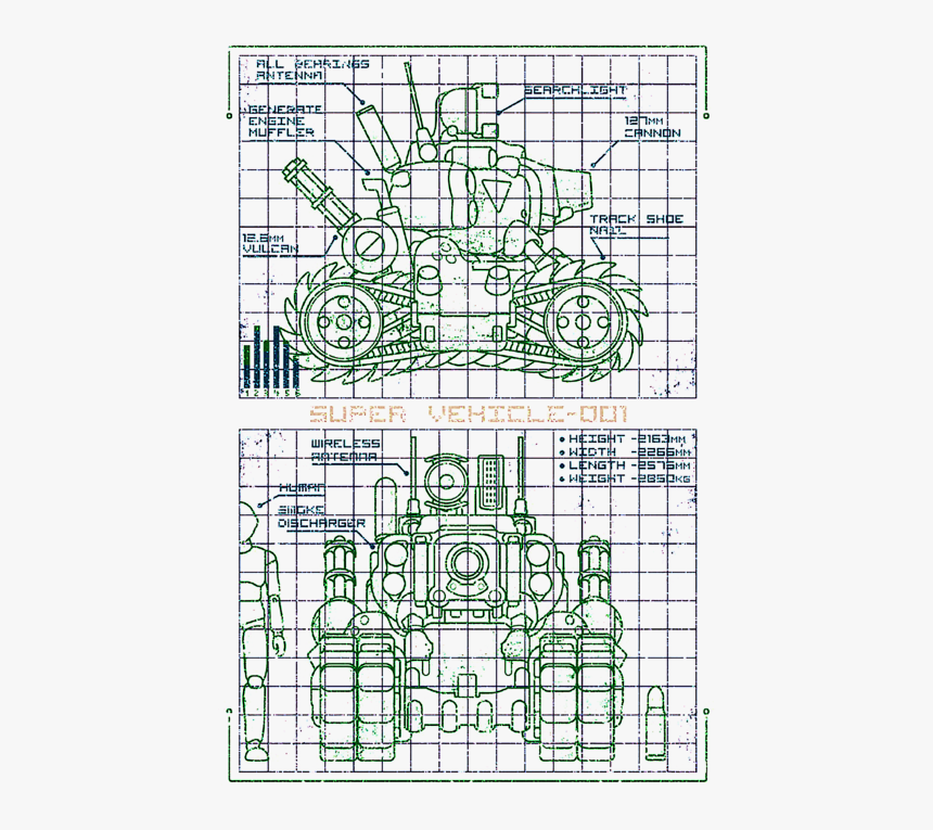 Tank Metal Slug Art, HD Png Download, Free Download