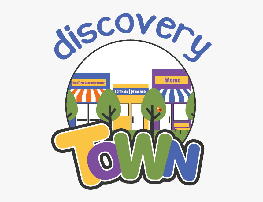 Logo Discovery Town Updated - Graphic Design, HD Png Download, Free Download