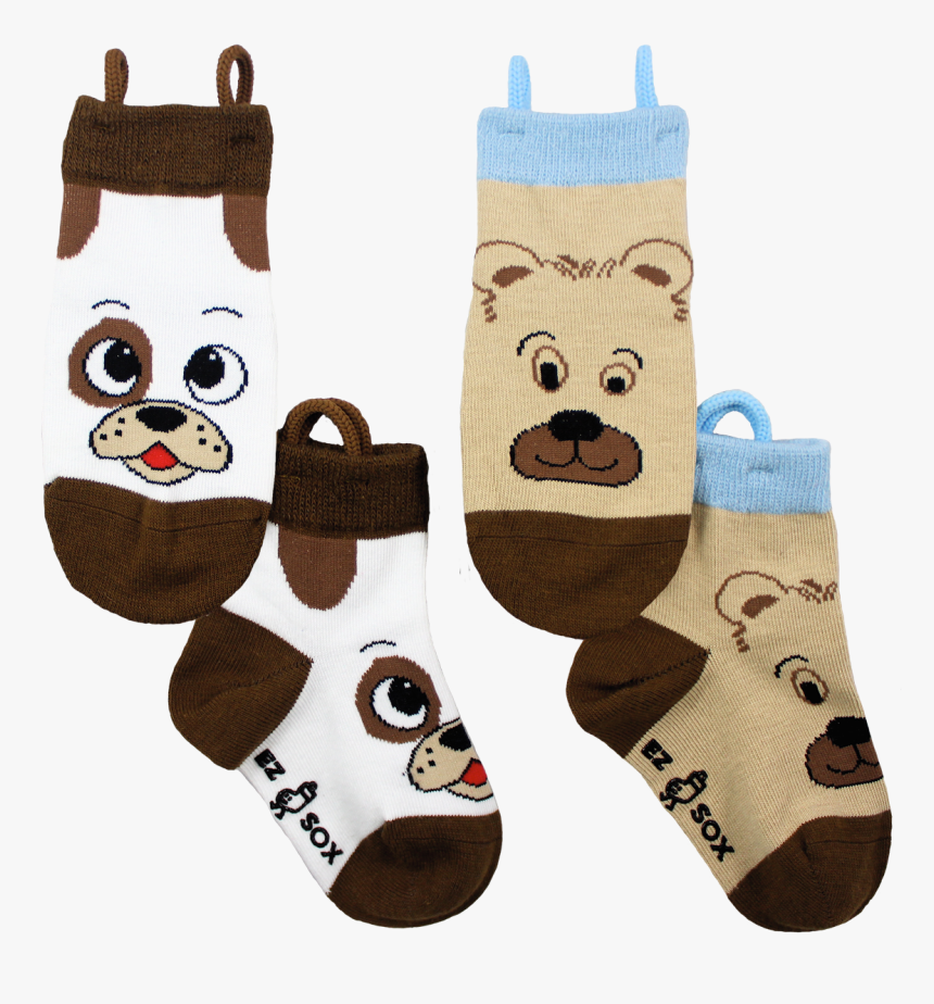 Sock Monkey Png -dog And Teddy Bear Toddler Socks, - Sock, Transparent ...