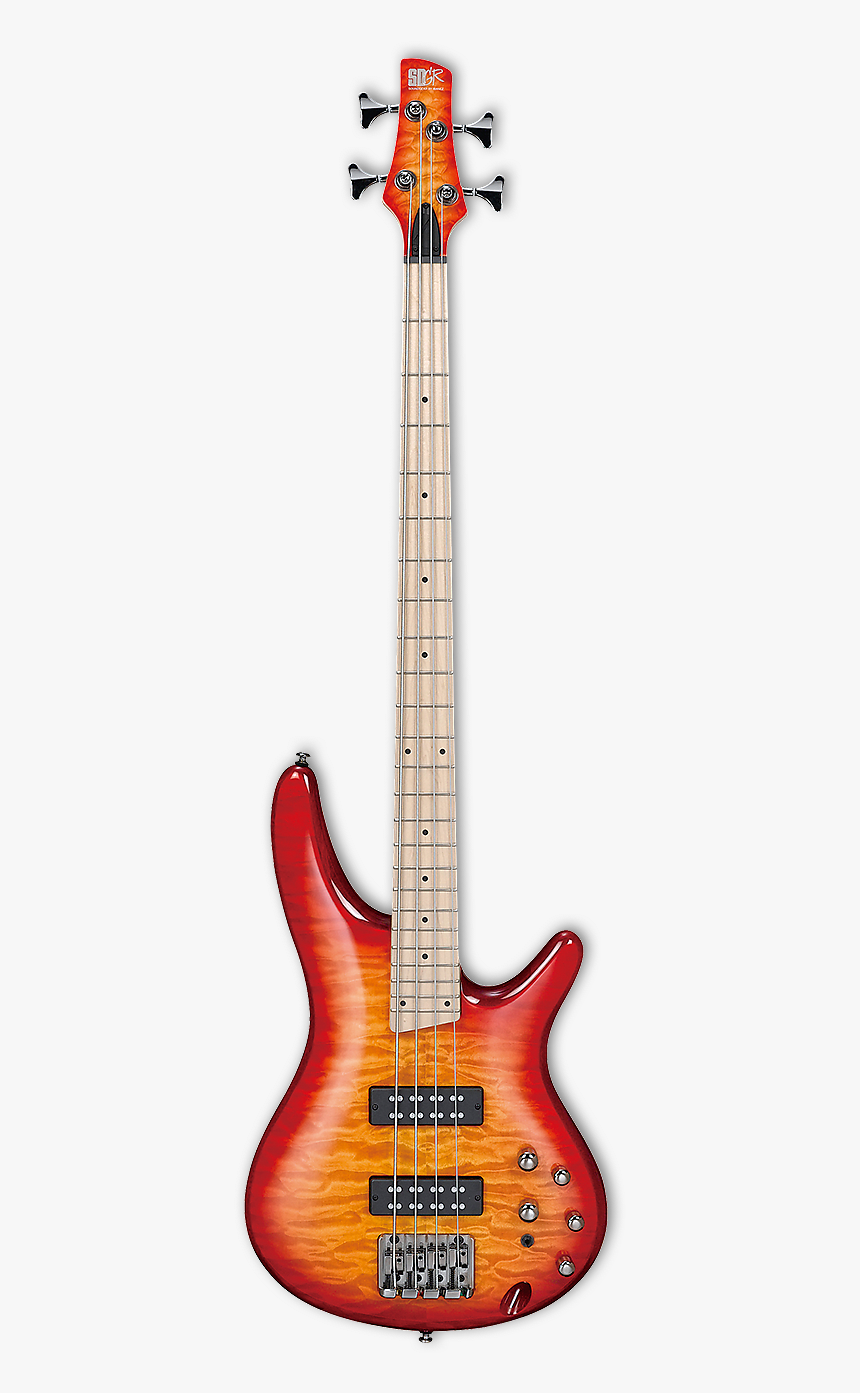 Ibanez Sr400emqm Sunrise Red Burst - Ibanez Sr Sunrise Red Burst, HD Png Download, Free Download