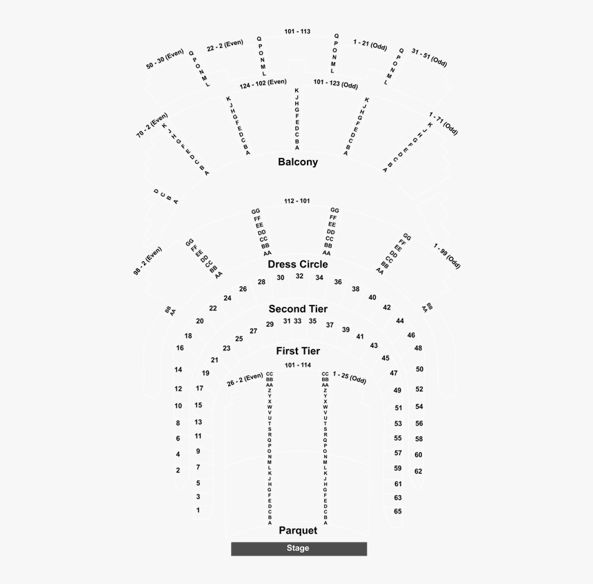 Ryman Auditorium Section 1 Row V, HD Png Download, Free Download