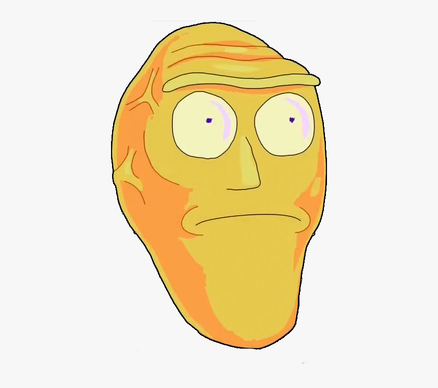 Head From Rick And Morty, HD Png Download - kindpng
