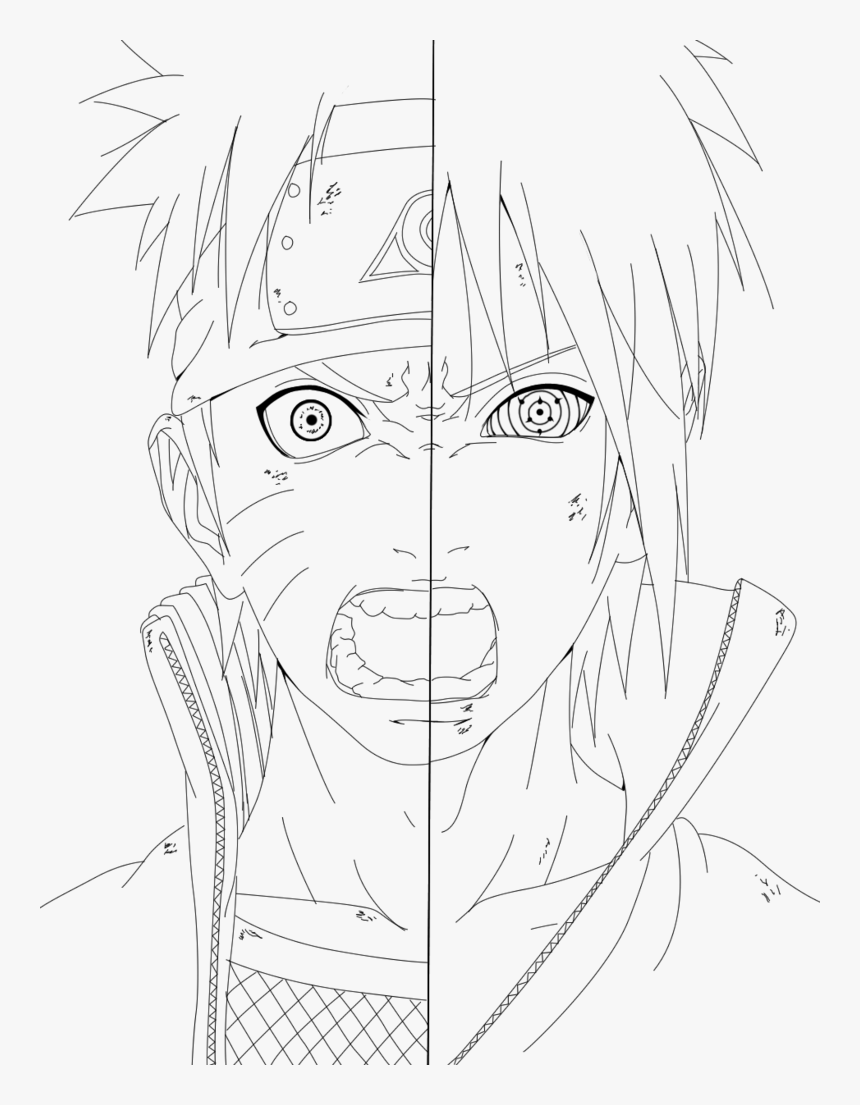 Drawing Naruto Shippuden Easy Naruto And Sasuke Drawing