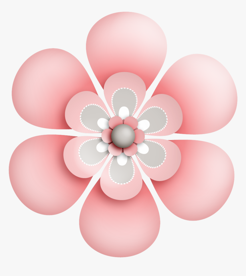 Kmill Png Pinterest Flowers - Paper Flower Graphic Png, Transparent Png, Free Download