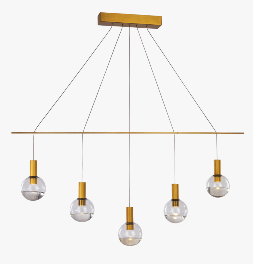 Mio 5 Light Bar Adjustable Pendant - Chandelier, HD Png Download, Free Download