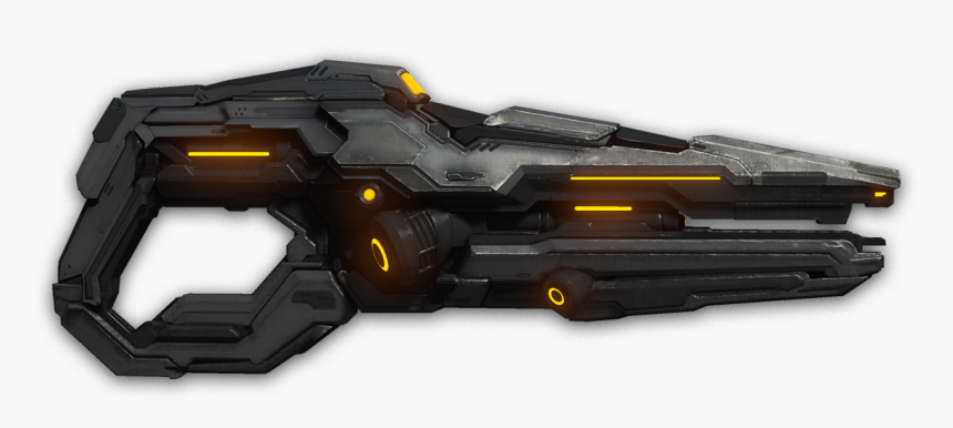 Transparent Silenced Pistol Png - Halo 4 Suppressor, Png Download, Free Download