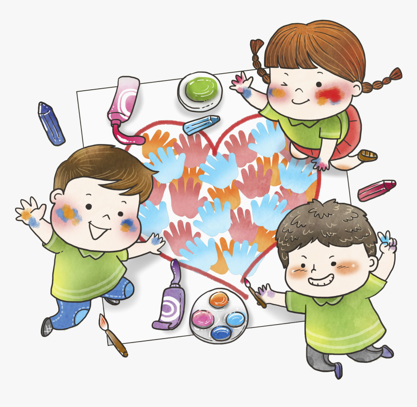 Ребенок рисует на прозрачном фоне. Детский сад иллюстрация акварель. Дети с красками вектор. Акварельные клипарты для детей. Дети акварель клипарт.