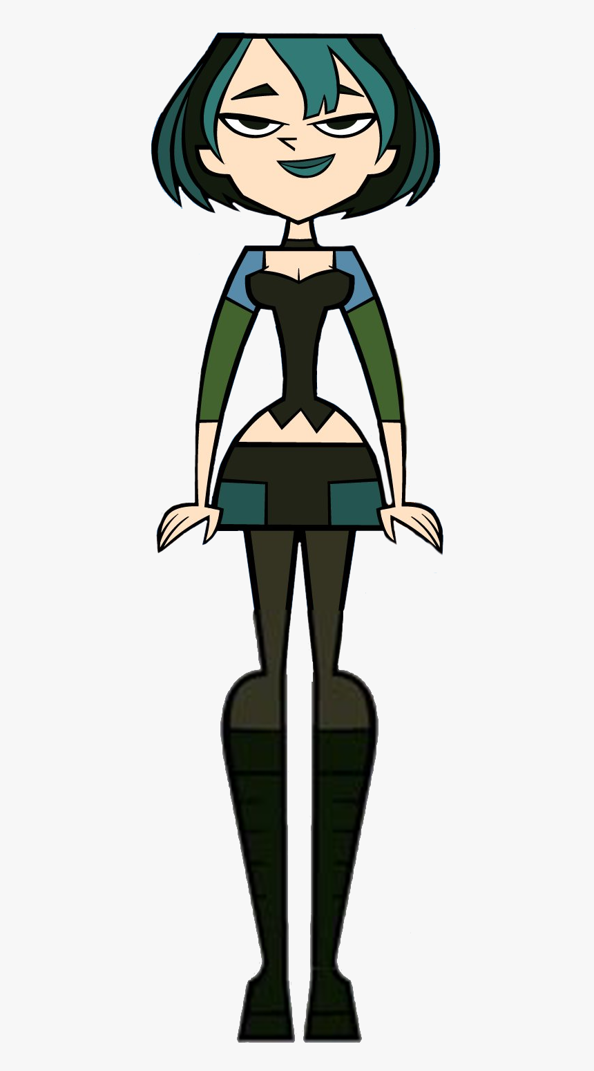 Total Drama Island Clipart , Png Download - Total Drama Gwen Front, Transparent Png, Free Download